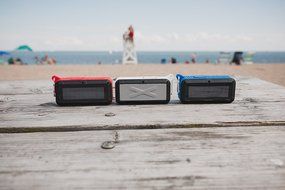 RayJam Solar Bluetooth Portable Speaker - BLUE N3