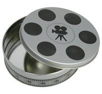 3-piece set of Mini Film Reel Tins (6 11/16" Diameter)