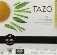 Starbucks Tazo Tea Zen Green Tea, 16 K-Cups for Keurig Brewers N3