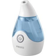 HoMedics Day or Night Cool Mist Humidifier, White 3.65 x 7.50 x 3.65 Inches