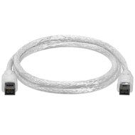 Cmple - 9 PIN/ 9PIN BETA FireWire 800 - FireWire 800 Cable - 3FT, CLEAR N7