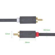 Ugreen 2RCA Male to 2RCA Male Stereo Audio Cable Gold Plated for Home Theater, HDTV, Gaming Consoles, Hi-Fi Systems... N3