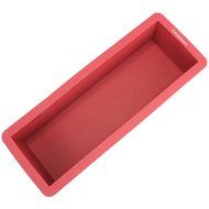Freshware CB-105RD 12-Cavity Petite Silicone Mold for Soap, Bread, Loaf, Muffin, Brownie, Cornbread, Cheesecake...