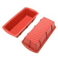 Freshware CB-105RD 12-Cavity Petite Silicone Mold for Soap, Bread, Loaf, Muffin, Brownie, Cornbread, Cheesecake... N2