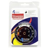 Magnetic Wood Log Burning Stove Flue Pipe Burn Indicator Gauge Thermometer N2