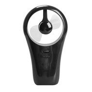 Diamondo Mini Hand-held Super Mute USB / Battery Powered Cooling Fan for Outdoor Sports (Black) N4