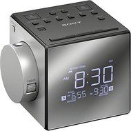 Sony Compact AM/FM Dual Alarm with Large Easy to Read Backlit LCD Display &amp; Time Projection Alarm Clock