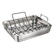 Calphalon Contemporary 16-Inch Stainless Steel Roasting Pan with Rack N10