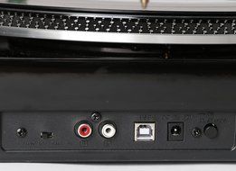 TechPlay TCP4530 Analog Turntable with Built-in Phono Pre-amplifier, By-Pass selecter, Auto-Return, Aluminum Platter... N7
