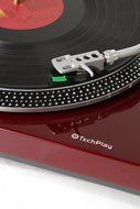 TechPlay TCP4530 Analog Turntable with Built-in Phono Pre-amplifier, By-Pass selecter, Auto-Return, Aluminum Platter... N8