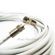 75ft RG6 Coaxial Cable *MADE IN USA* Shielded UL ETL CATV rated RoHS 75 Ohm 3Ghz RG-6 Digital SATELLITE CABLE...