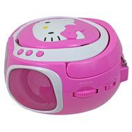 Hello Kitty CD Boombox with AM/FM Radio and LED Light Show N2