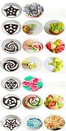 9Snail 7PCS Stainless Steel Russian Tulip Icing Piping Nozzles Pastry Decorating Tips Cake Cupcake Decorator Rose...