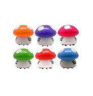 1 X Makhry New Portable Cute Mini Mushroom Corner Desk Table Dust Vacuum Cleaner Sweeper (Random) N2