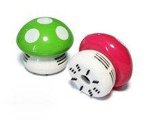 1 X Makhry New Portable Cute Mini Mushroom Corner Desk Table Dust Vacuum Cleaner Sweeper (Random) N3