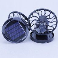 Meanhoo Solar Cell Fan Sun Power Energy Panel Clip-on Cooling Cooler Camping Hiking BY Camping Hiking Outdoor N6