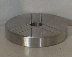 Spinners Peace Sign 45 RPM record Adapter Aluminum