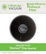 1 Hoover Elite Rewind Allergen Exhaust Filter Designed To Fit Hoover Vacuum Elite Rewind, Fusion Uprights, Compare...