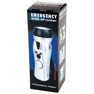 Mitaki-Japan Hand Crank Weather Radio w/ 3-Bulb LED Flashlight &amp; Charging Po