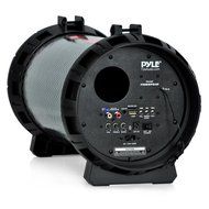 Pyle PMBSPG40 Portable Bluetooth Boom Box Speaker System, Rechargeable Battery, DJ Flashing LED Lights N3