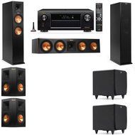 Klipsch RP-260F Tower Speakers-SDS12-5.2-Denon AVR-X3200W