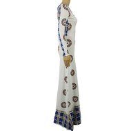 Women Dress,Haoricu Women Backless Skintight Casual Traditional African Print Long Sleeve Party Dress
