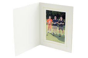 Tyndell White T-40 Photo Folder 5x7 (25 Pack)