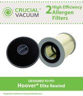 2 Hoover Elite Rewind Allergen Filter Kit Designed To Fit Hoover Elite Rewind; Includes 1 Exhaust Filter Compared...