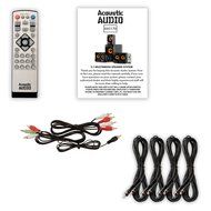 Acoustic Audio AA5170 Home Theater 5.1 Bluetooth Speaker System with FM and 4 Extension Cables