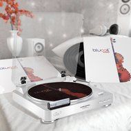 Audio-Technica AT-LP60WH-BT (White) Fully Automatic Bluetooth Wireless Turntable - ALL YOU NEED BUNDLE - Includes... N7