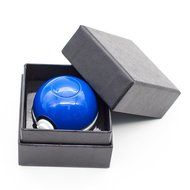 YTH Pokemon Poke ball Tobacco Mill Herb Grinder with Pollen Catcher Packaged Gift Box (Black) N8