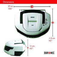 Duronic RCD99W White CD Player 4-way speaker Boombox with Clock, Radio, Flash memory and SD card MP3 Playback,...