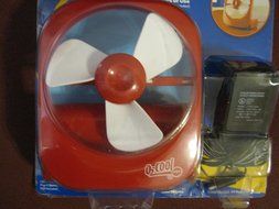 Soft Touch Fan with Adapter O2 Cool Sport N2