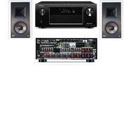 Klipsch KL-7800-THX In-Wall (Pair)-Denon AVR-X4000 IN-Command 7.2- White