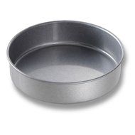 Chicago Metallic Bakeware Glazed Aluminized Steel 8 In. Round Cake Pan
