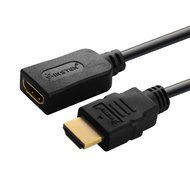 Insten High Speed HDMI Extension Cable M/F, 10 FT / 3 M, Black
