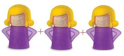 WaLaiKa@ Angry mum image microwave cleaner Microwave oven Steam cleaner container MaMa's best helper(Purple) N10