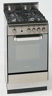 Avanti DG202BS Elite Series Freestanding Deluxe Gas Range, 20", Stainless Steel