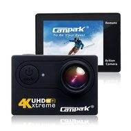 Campark 4K WiFi Ultra HD Waterproof Sports Action Camera,RF Wrist Remote Control,Time Lapse,Burst Photo,Independent...