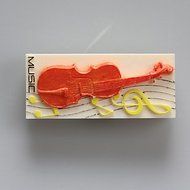 Sher Cello Chocolate Silicone Molds,Cake Molds,Soap Molds,Decoration Tools Bakeware N4