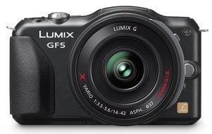 Panasonic DMC-GF5KK 12 MP Mirrorless Digital Camera with 3-Inch Touch Screen and 14-42 Zoom Lens (Black) N3
