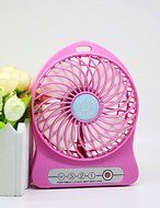 LBLI Portable Mini USB Fan Super Wind Cool Fan , pink JIAJU-YONGPING #0604 N5