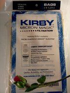 Kirby Vacuum Cleaner Disposable Cloth Paper Bags Micron Magic Filtration Generation Series G 5 6 7 - 3 pack