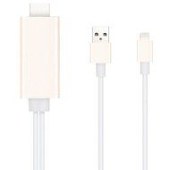 High Speed HDMI Cable, 6.4Ft Lightning To HDMI Cable 1080P HDTV Adapter with USB Charger Cable for iPhone 5 5S... N6