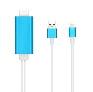 High Speed HDMI Cable, 6.4Ft Lightning To HDMI Cable 1080P HDTV Adapter with USB Charger Cable for iPhone 5 5S... N7