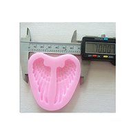 Genenic Wedding Chocolate Fondant Mold Angel Wings Mould Cake Decorating N4