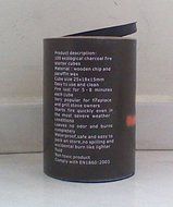 Katon Cubes Charcoal Fire Starter. 100 count Per Barrel N2