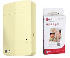 [new] L.g Pocket Photo3 Popo Pd251 Portable Pocket Printer + Zink 30 Sheets
