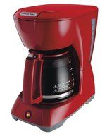 Proctor-Silex 12 Cup Coffeemaker, Red (43603) N3