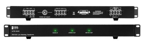 OSD Audio MTR500 70V/100V Amplifier Transformer